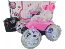 Hello Kitty Pink Remote Control RC Car Music & Light Stunt Car For Boys & Girls