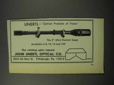 1970 Unertl 2" Ultra Varmint