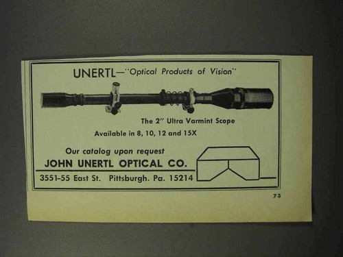 1970 unertl ultra varmint - 2",