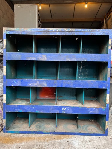 Vintage metal pigeon holes - pigeon,