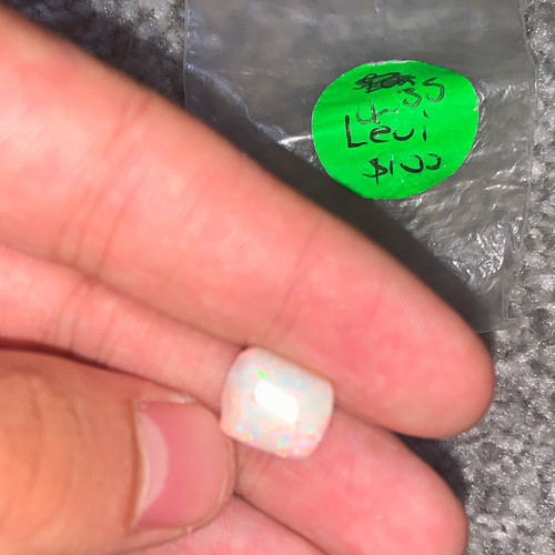 White coober pedy opal 35ct - pedy, 4.35ct