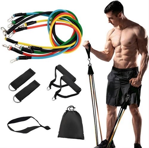 11pcs resistance bands workout - 11pcs,