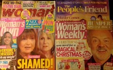 4 Magazine Bundle Woman's Own, Woman's Weekly, Woman and People's Friend New