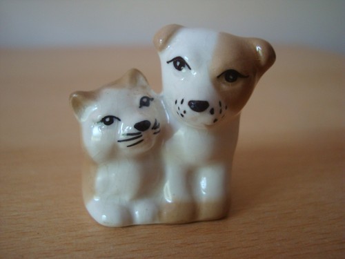 Vintage szeiler cute cat dog - szeiler,