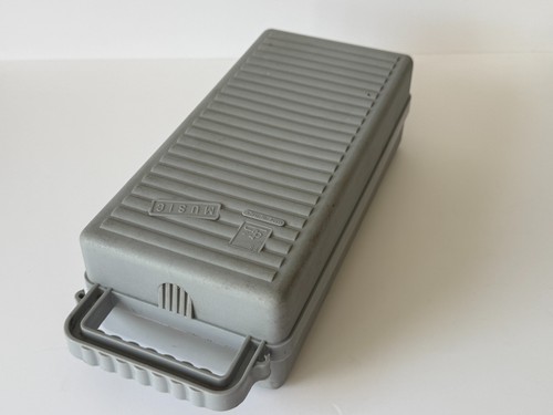 Grey cassette tape carrier - tape,