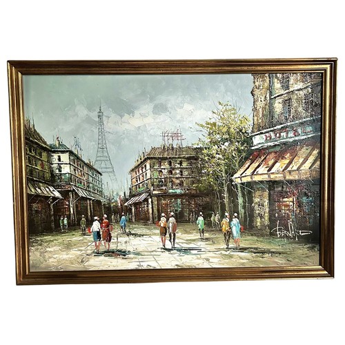 Bernard oil canvas paris - canvas,