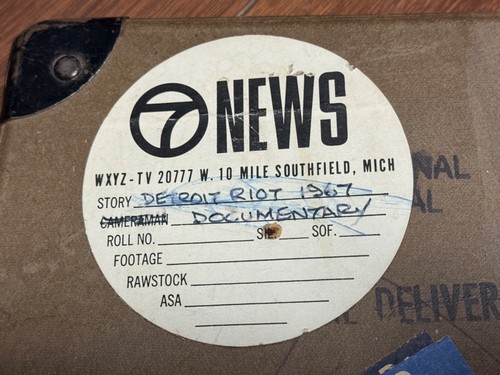 Rare 1973 wxyz detroit - wxyz-tv, riot