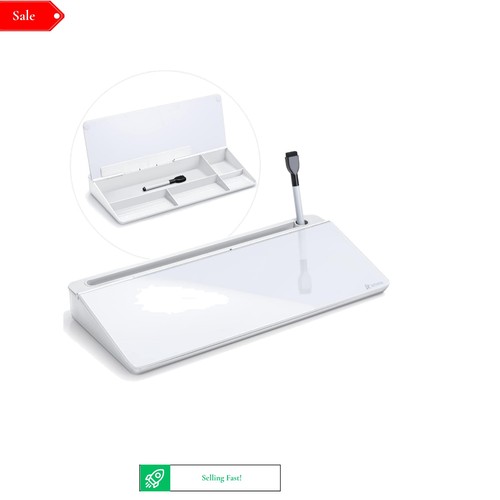 Glass whiteboard desktop memo - desktop,