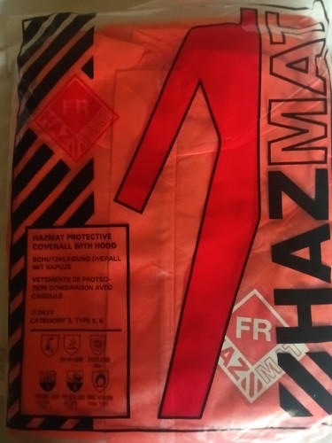 Hazmat suit disposable - hazmat,