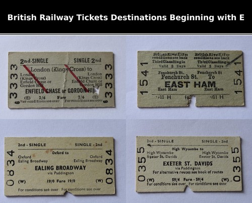 British railway ticket - railway,