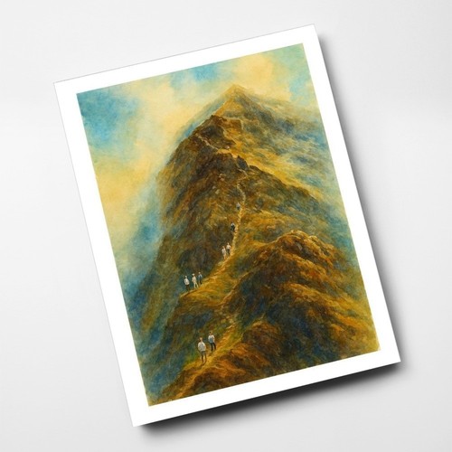 Print snowdon from the - print,