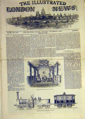 Original old antique print - old,