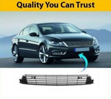 VW Passat Cc Front Lower Centre Bumper Grille Black W/Pdc 2012-2017 UK Seller