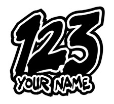 Custom race numbers - numbers, and