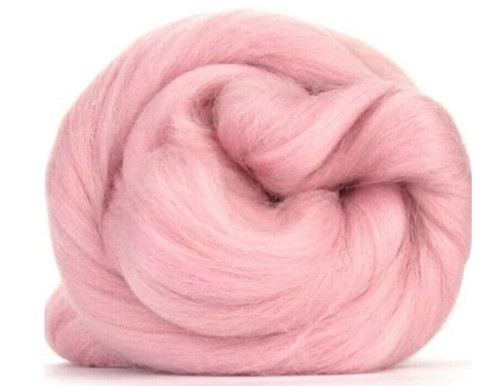 Pale pink merino wool roving - pale,