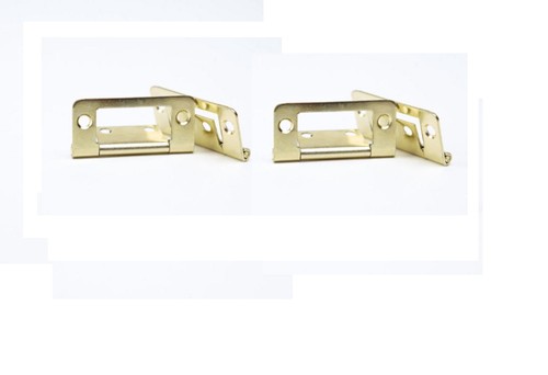 Brass flush hinges - flush,