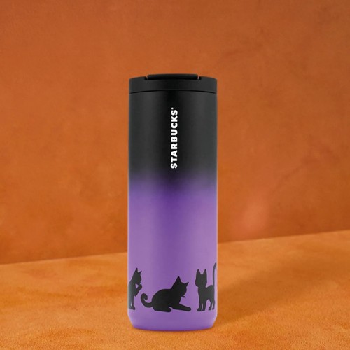 Starbucks ombre halloween cat - ombre,