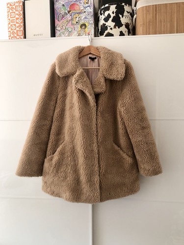 Topshop long sleeve borg teddy - topshop, borg/teddy