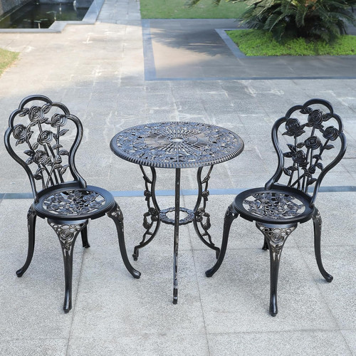 Piece cast aluminum - 3-piece,