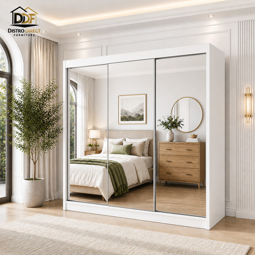 Maple full mirror sliding - sliding, door