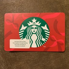 Starbucks UK Gift Card Red Version Coffee Gift Card 2024
