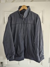 EWM James Pringle Men's Navy Fleece Lined Jacket Coat Size M