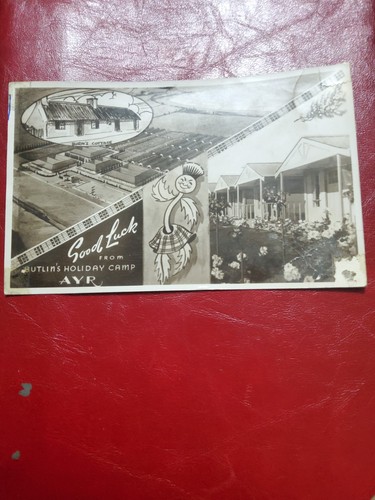 Butlins ayr postcard - butlins,