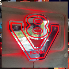 SCANIA V8 TRUCK LED MIRROR /