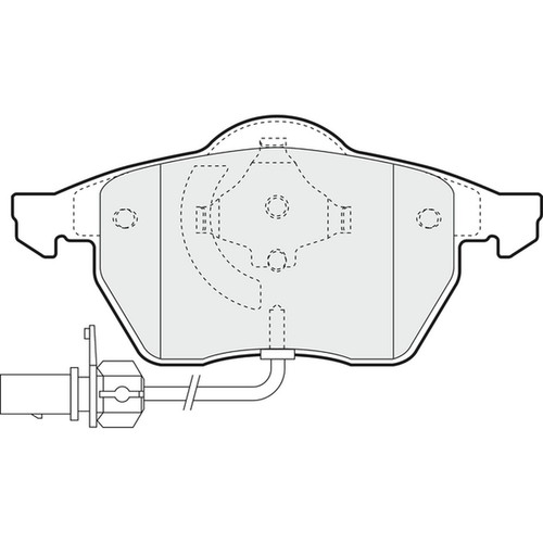 Brake pads set - set, a4