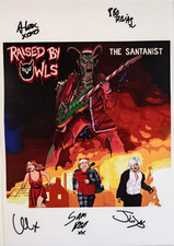 Raised by Owls Hand Singed