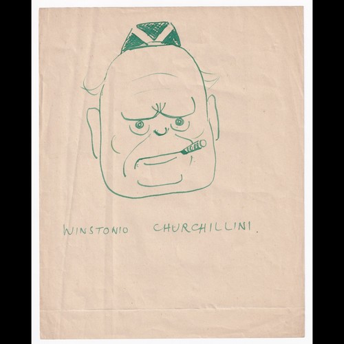 Winston churchill caricature - winston,
