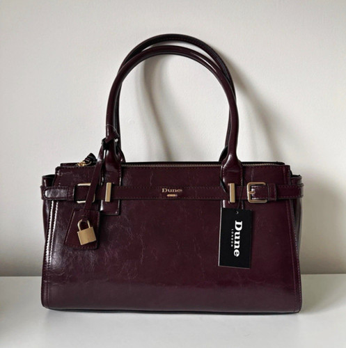 Dune burgundy patent - burgundy,