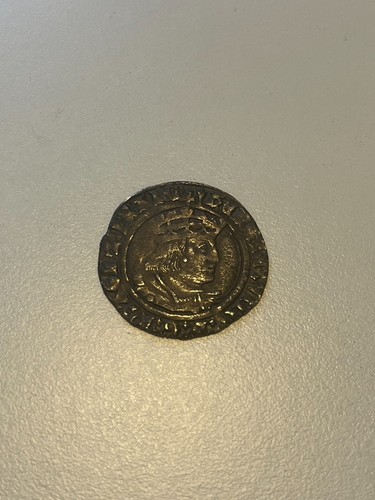 Henry v111 half - half, hammered