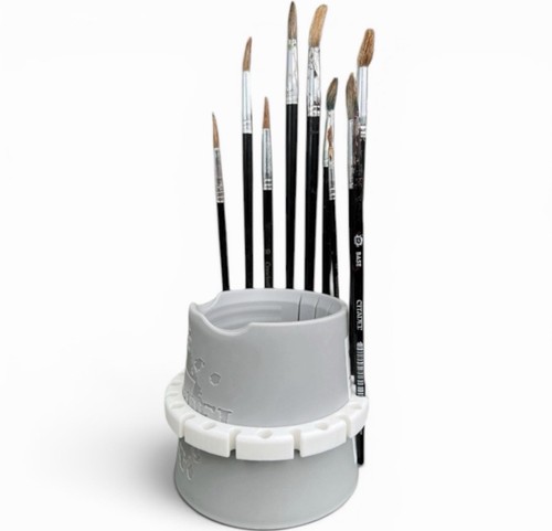 Paint brush holder add - , for