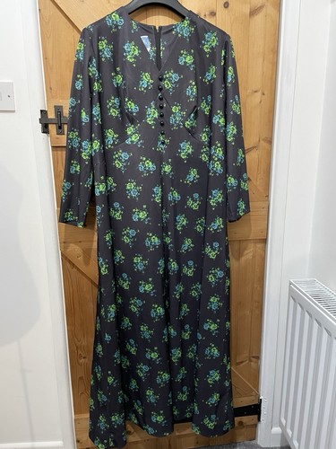 Vintage 70s maxi dress floral - dress,