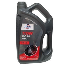 Fuchs Titan Race Pro S 5W40 Fully Synthetic Ester Engine Oil 5 Litre New Bottle