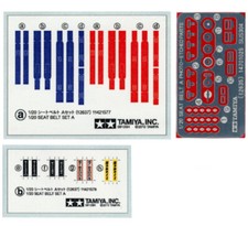 Tamiya 1/20 F1 Seat Belt Set A 1970s/80s -12637