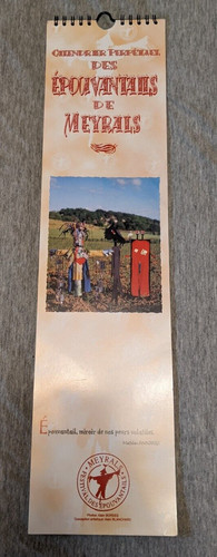 Rare meyrals france scarecrow - france,