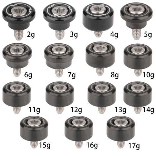 1pc black golf weight for - black,