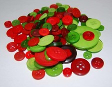 Mixed Craft Buttons - Bags of Assorted Colours & Mixed Sizes 11mm to 25mm