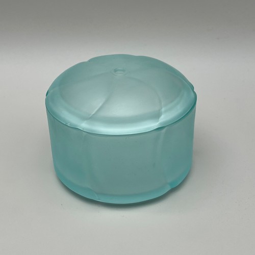 Vintage art deco frosted - art, blue