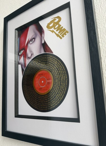 Framed gold foiled art print - framed,