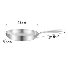 28cm Stainless Steel Frying