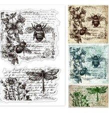 Clear Stamps Bees Transparent