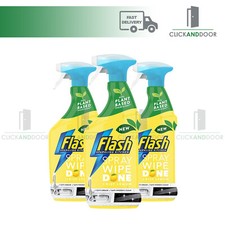 Flash Spray Wipe Done Sparkling Kitchen Cleaner Cuts Grease Crisp Lemon 800ml