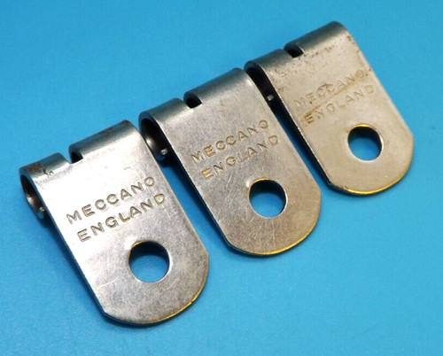 Three meccano rod and strip - three,