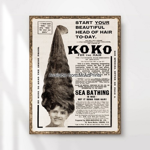 Funny old hair hairdressing - old,
