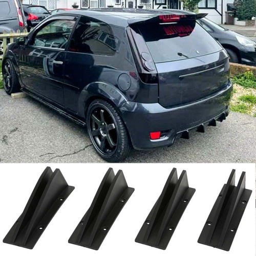 Black rear bumper - rear, diffuser