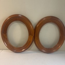 Vintage VICTORIAN Oval Deep Hard Wood FRAMES 14”x 12” For 10" X 8" Pic/Painting