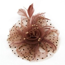 Flower Feathers Top Hat
